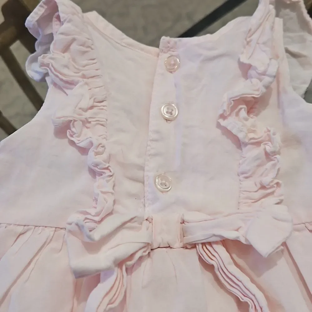 Edgehill Pink Ruffle Girls Dress Size 3 Months